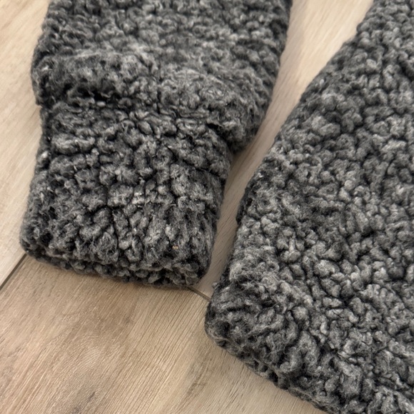 Original Weatherproof Vintage Women’s XS Grey Sherpa Quarter Zip Pullover - Picture 9 of 15